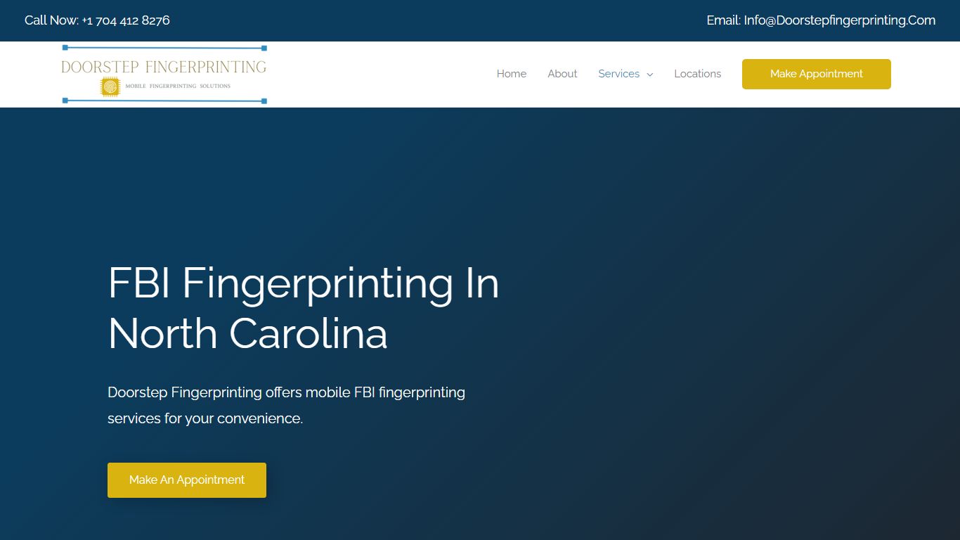 FBI Fingerprinting – Doorstep Fingerprinting